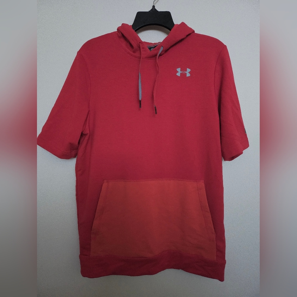 Red Short-Sleeve Hoodie